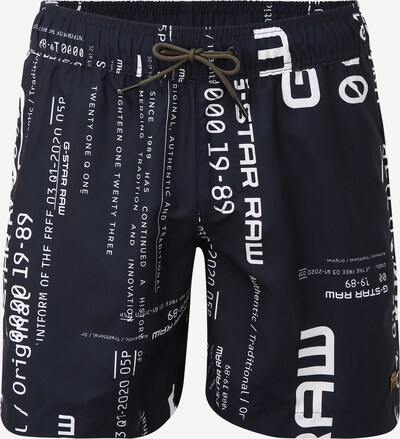 G-Star RAW Plavecké šortky 'Dirik' - námořnická modř / bílá, Produkt