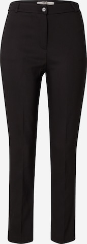 Koton - Slimfit Pantalón de pinzas en negro: frente