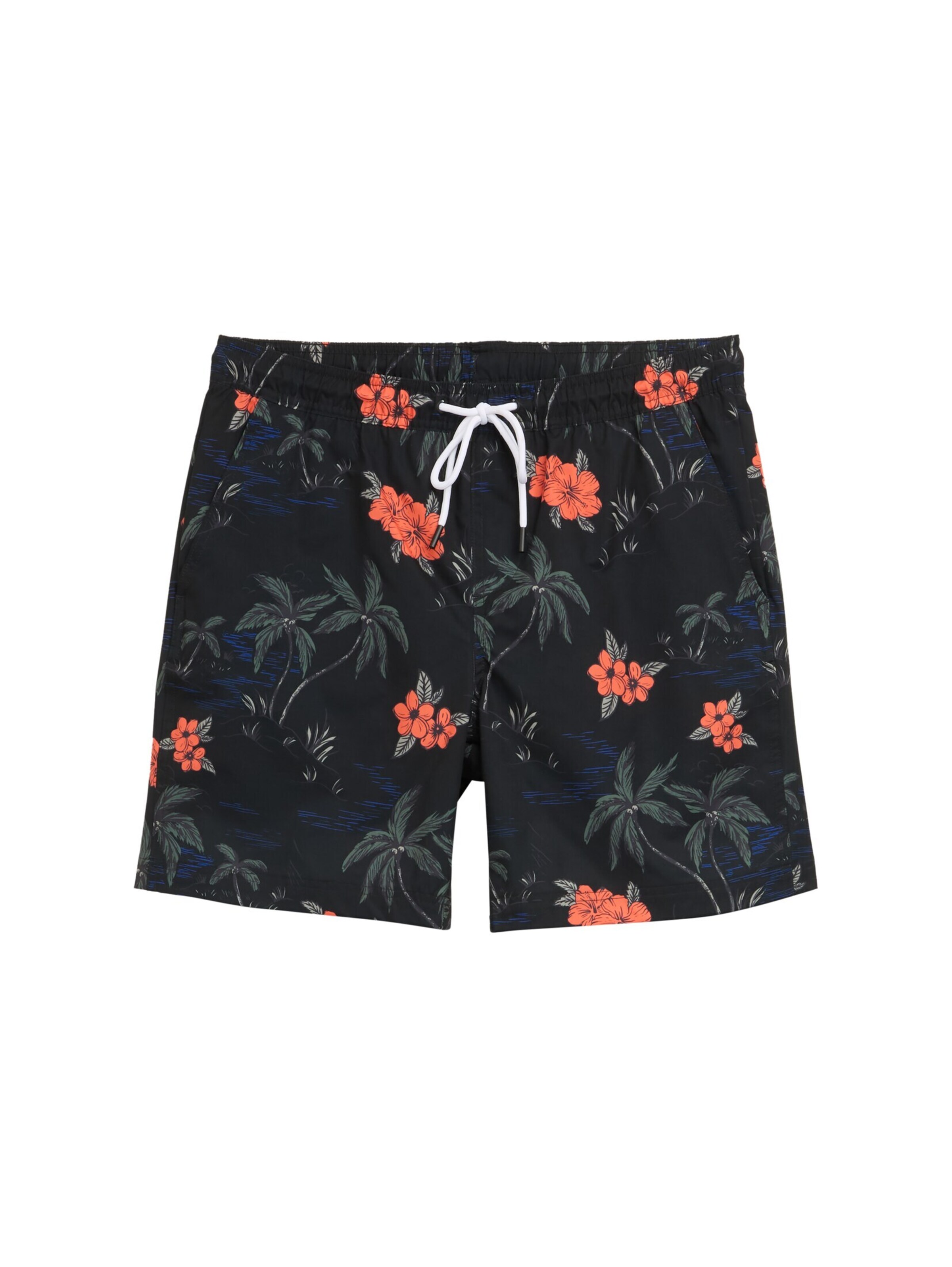 TOM TAILOR DENIM Badeshorts i sort: forside