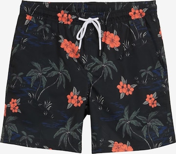 TOM TAILOR DENIM Swimming shorts in Black: front