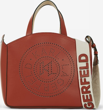 Karl Lagerfeld - Bolso de mano en rojo: frente
