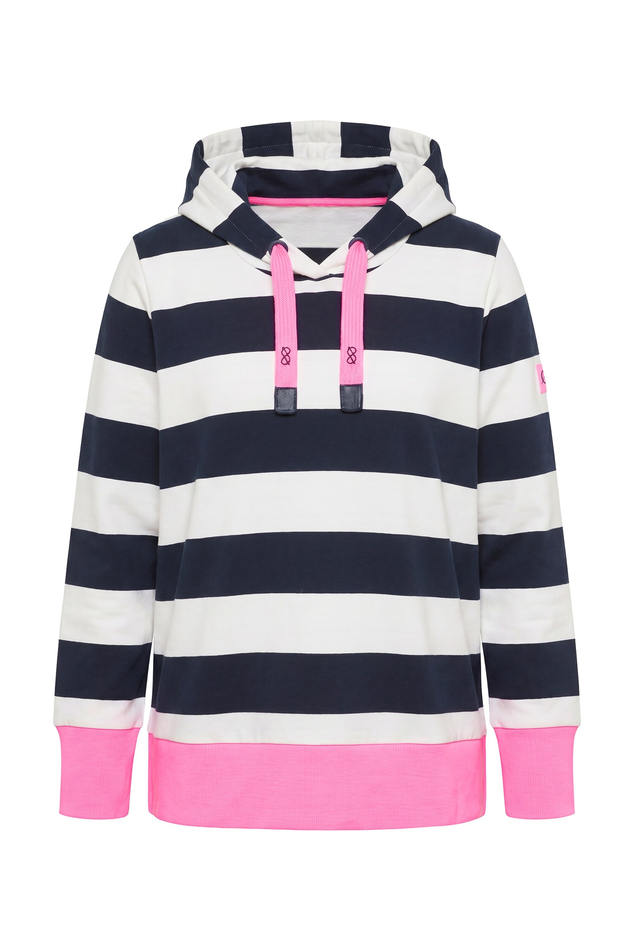 LAURASØN Sweatshirt in M in de kleur Navy / Pink / Wit, Productweergave