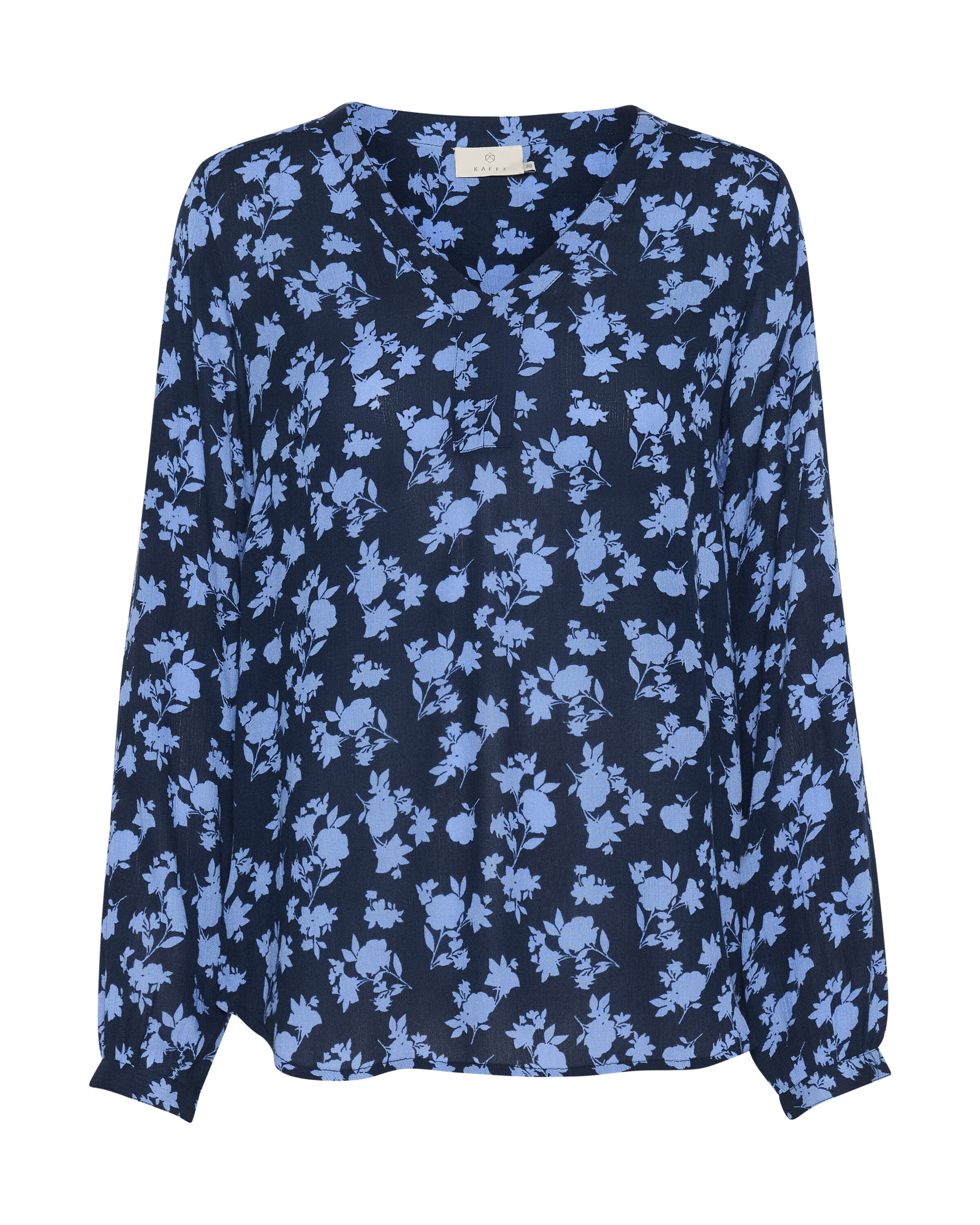 Kaffe Blúzka 'KA Amber' - Modrá: predná strana