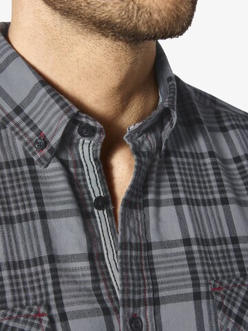 BABISTA Regular fit Button Up Shirt 'Verodassi' in Grey