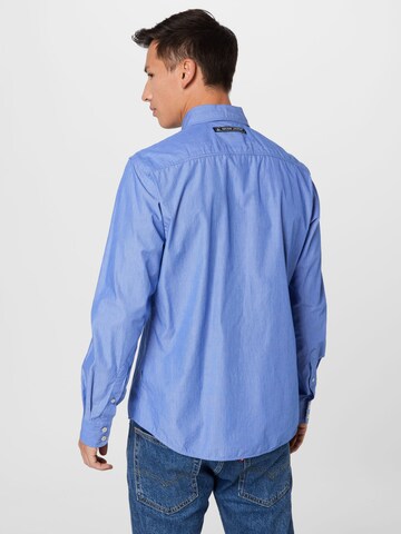 Gaastra Regular fit Button Up Shirt 'NAUTIS' in Blue