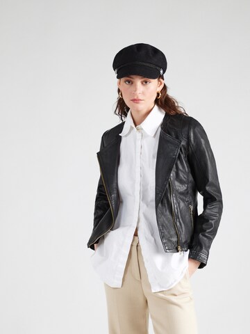 Veste mi-saison 'Sinja' Gipsy by Mauritius en noir : devant
