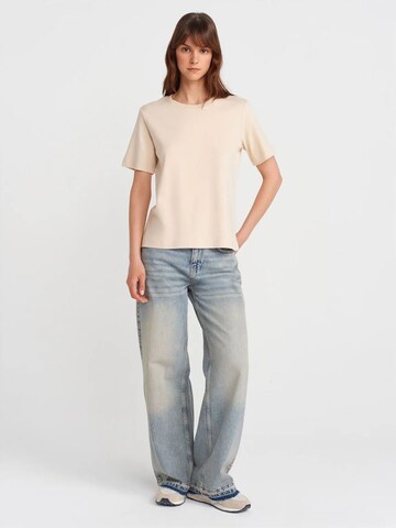 Dilvin T-Shirt in Beige