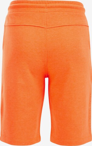 WE Fashion - Slimfit Pantalón en naranja