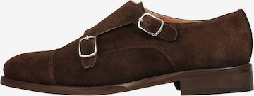 Scalpers Slip-ons in Brown: front