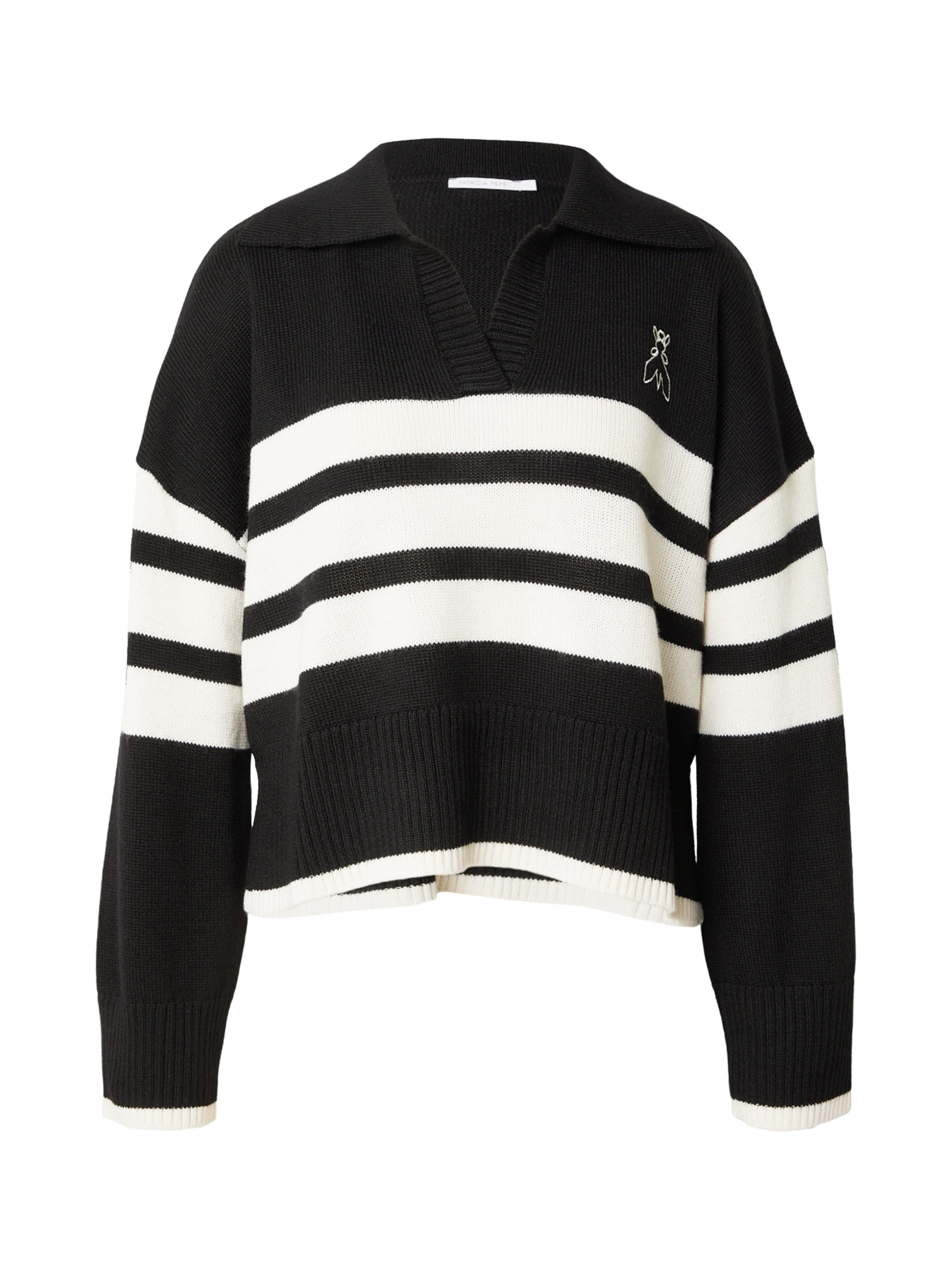 PATRIZIA PEPE Sweater in M in Black / White, Item view