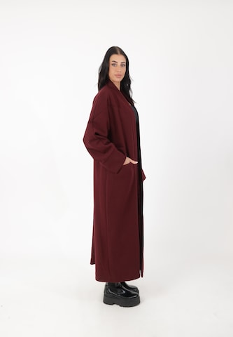 Manteau mi-saison ' Jacke ' Elara en rouge