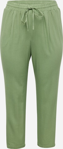 Vero Moda Curve Regular Broek 'JESMILO' in Groen: voorkant