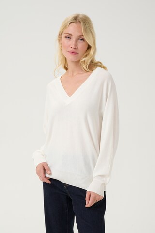CULTURE Pullover 'Annemarie' in Weiß: Vorderseite