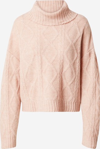 ABOUT YOU Sweater 'Carla' in Pink: front