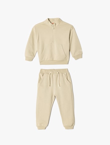 Koton Dungarees in Beige: front