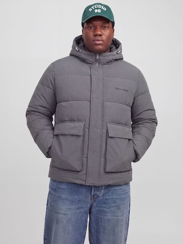 JACK & JONES Winterjas in Grijs: voorkant