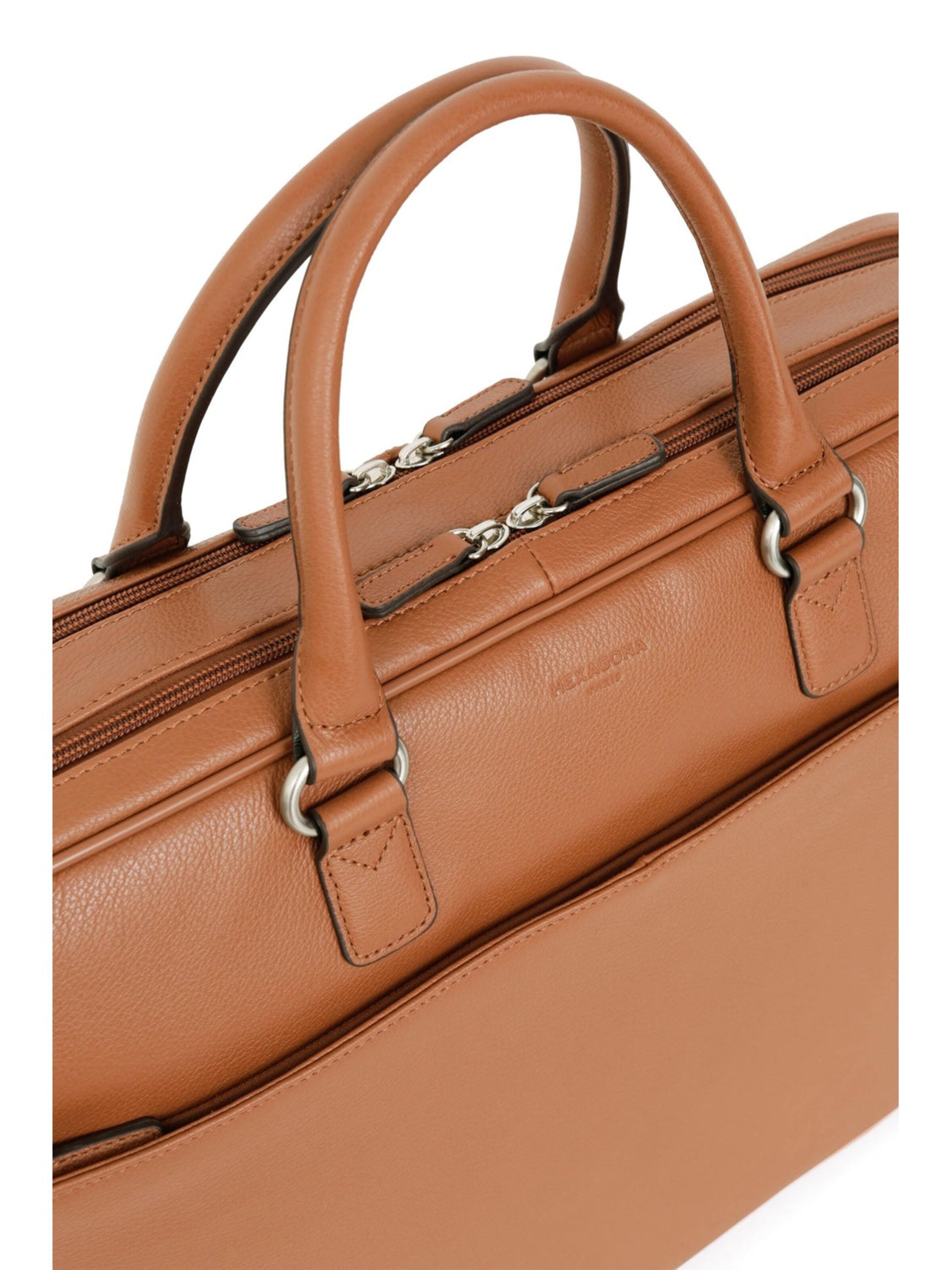 Hexagona Handbag 'Confort Business' in Brown