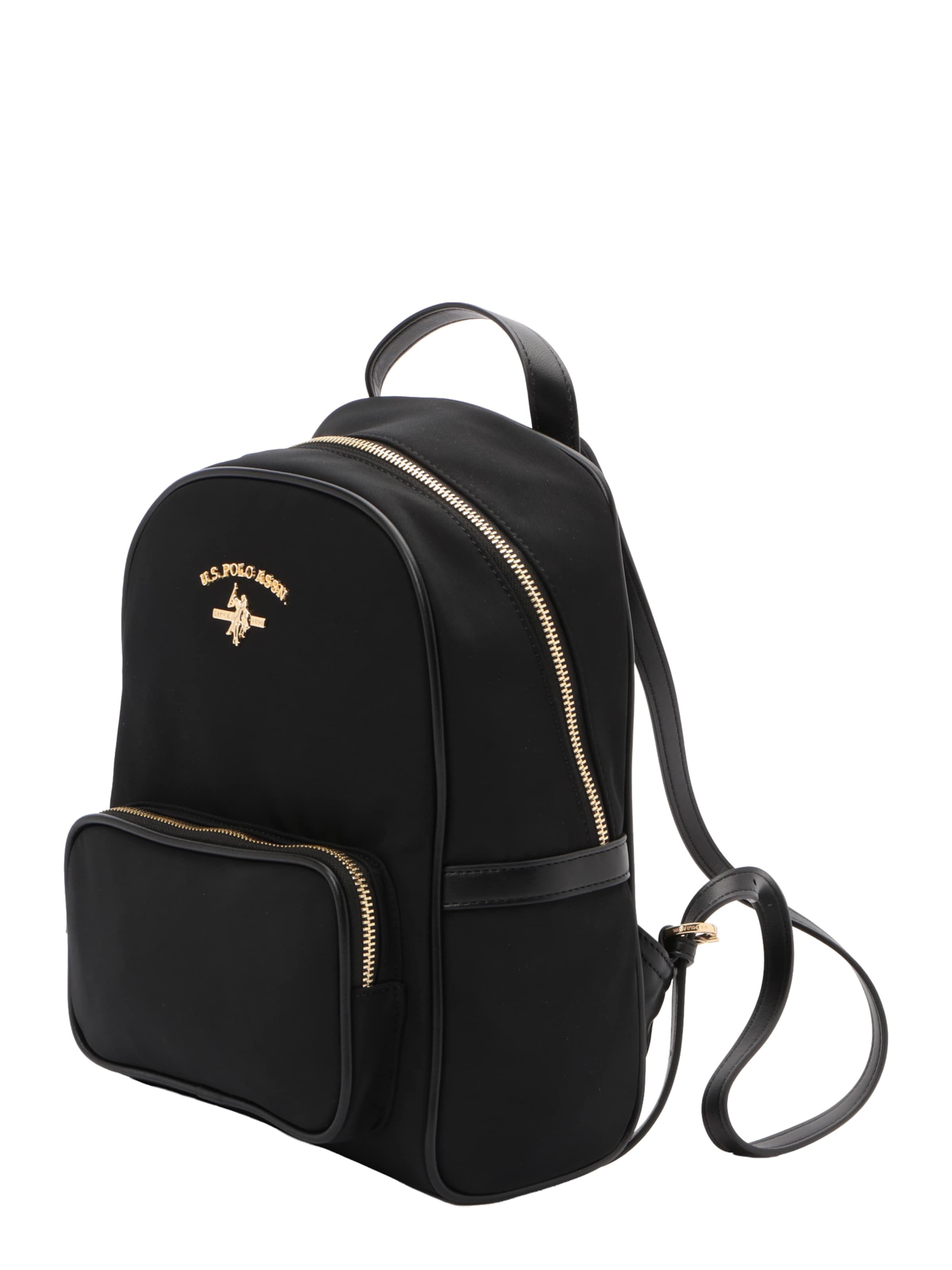 U.S. POLO ASSN. Σακίδιο πλάτης σε μαύρο: πλευρά