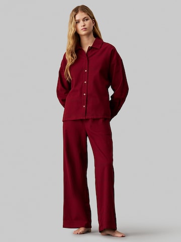 Camicia da notte di Calvin Klein Underwear in rosso