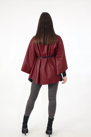 Veste mi-saison Elara en rouge