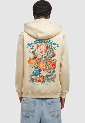 Felpa 'Flowers' di 2Y Studios in beige: frontale