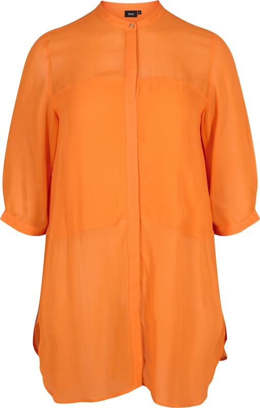 Zizzi Shirt 'XCORE' in Orange