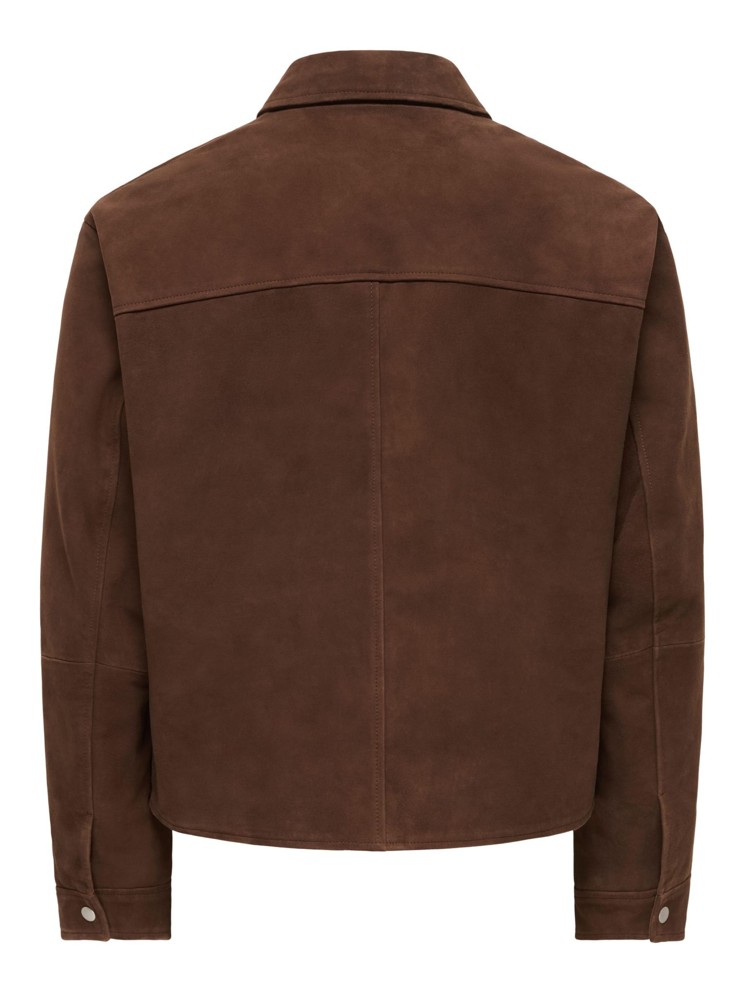 Only & Sons Between-Season Jacket 'ONSNikolaj' in Brown