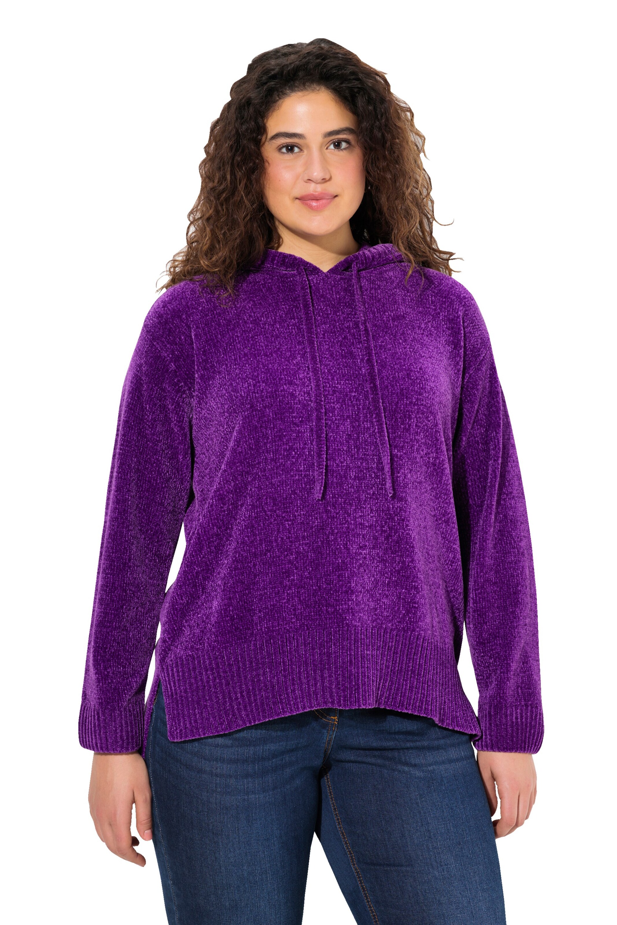 Ulla Popken Sweater in Purple: front