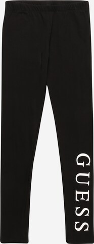 Leggings de la GUESS pe negru: față