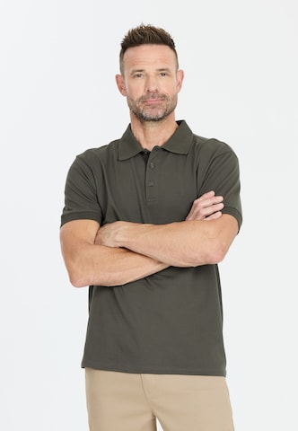 NOU Polohemd 'Harrold V2' in Grün: Vorderseite