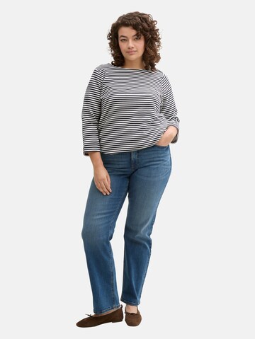 Tom Tailor Women + Shirt in Blue