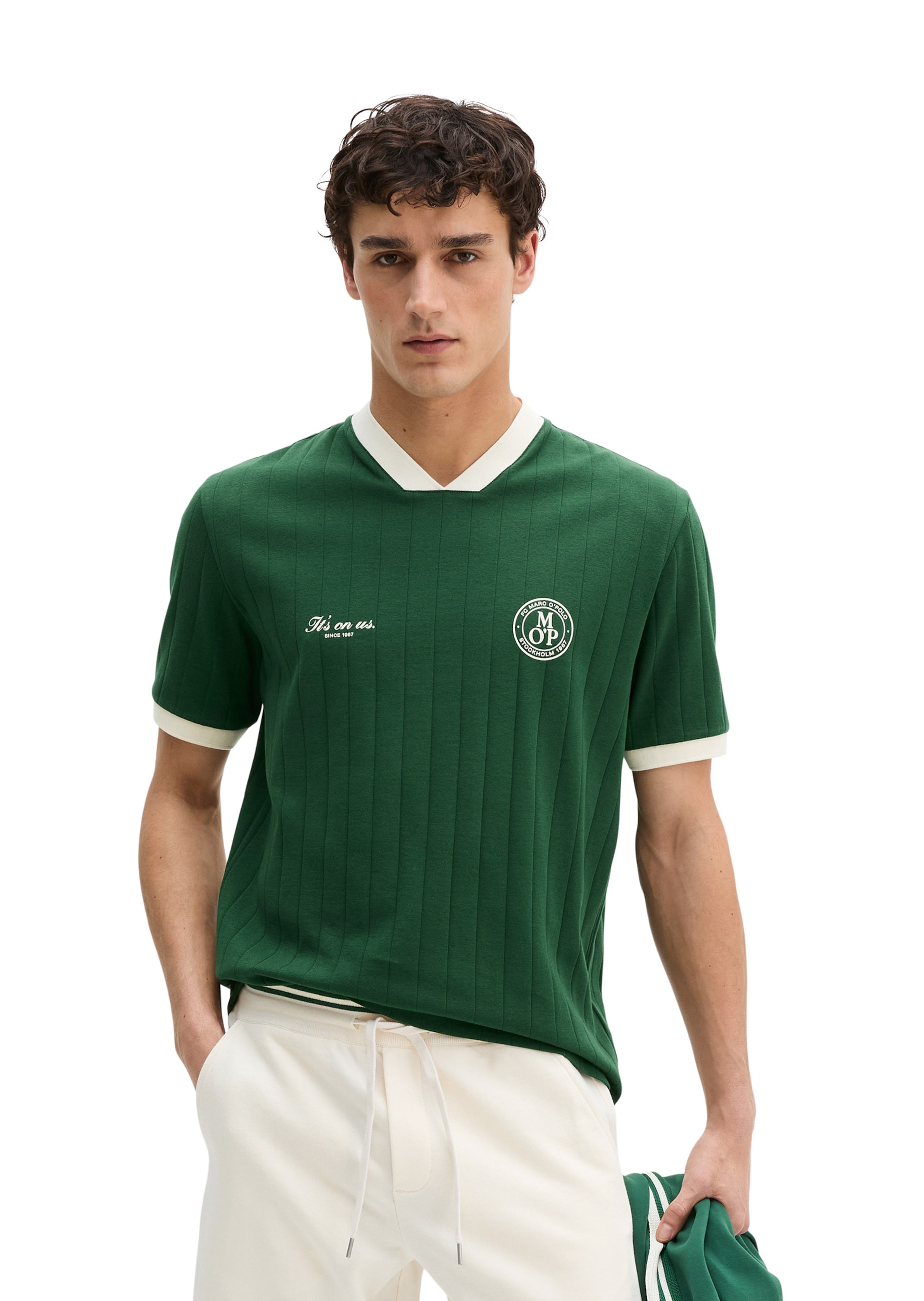 Marc O'Polo Shirt in Green: front