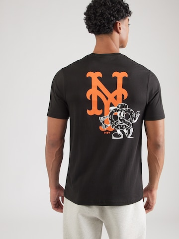NEW ERA T-shirt 'MLB FOOD' i svart: framsida