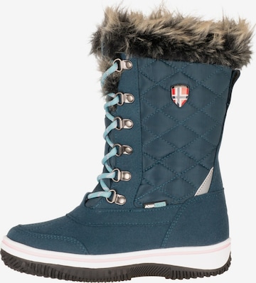 TROLLKIDS Snow Boots in Blue: front