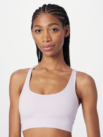 Bustier Soutien-gorge de sport Hey Honey en violet : devant