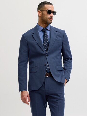 JACK & JONES Slim Fit Бизнес сако 'JPRBLAMARTIN' в синьо: отпред