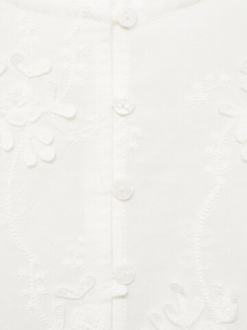 MANGO Blouse 'Swirl' in Wit