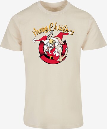 ABSOLUTE CULT Shirt 'Looney Tunes - Lola Merry Christmas' in Beige: voorkant