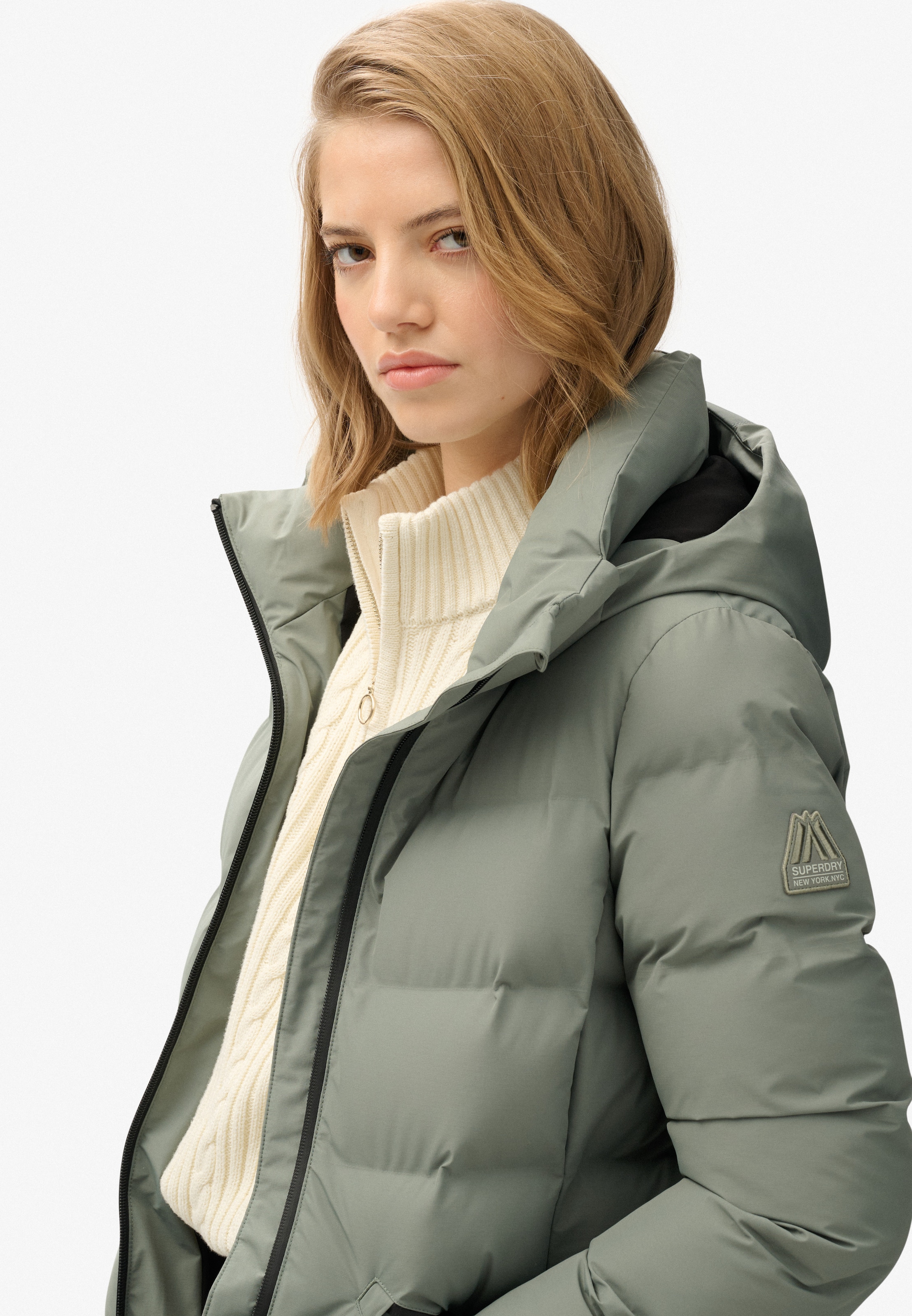 Superdry & Co Overgangsjakke 'City' i grøn