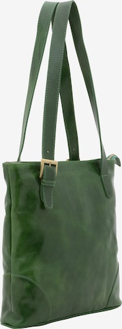 Borsa a spalla di Viola Castellani in verde: frontale