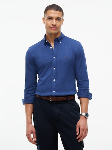 Slim fit Camicia di TOMMY HILFIGER in blu: frontale