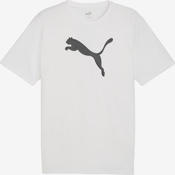 PUMA Performance shirt 'teamRISE' in White: front