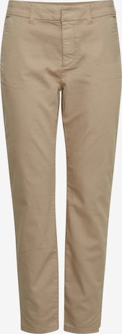 PULZ Jeans Chinohose in Beige: Vorderseite
