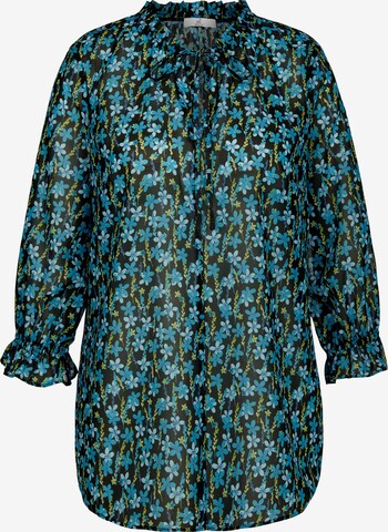 Emilia Lay Bluse Blouse in Blau: predná strana