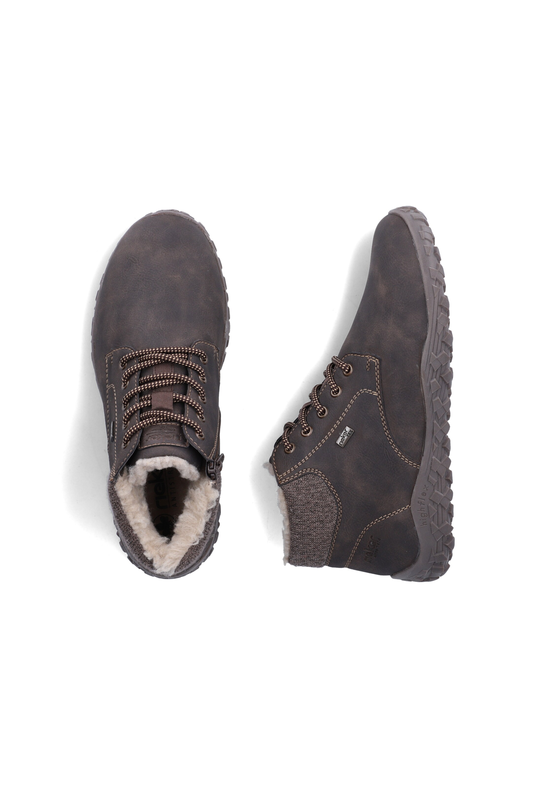 Bottines à lacets ' 08130 ' Rieker en marron