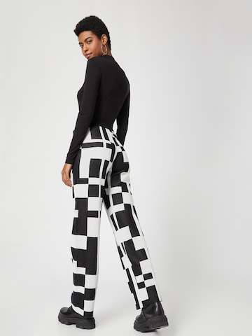 florence by mills exclusive for ABOUT YOU Wide leg Broek 'Copal' in Zwart