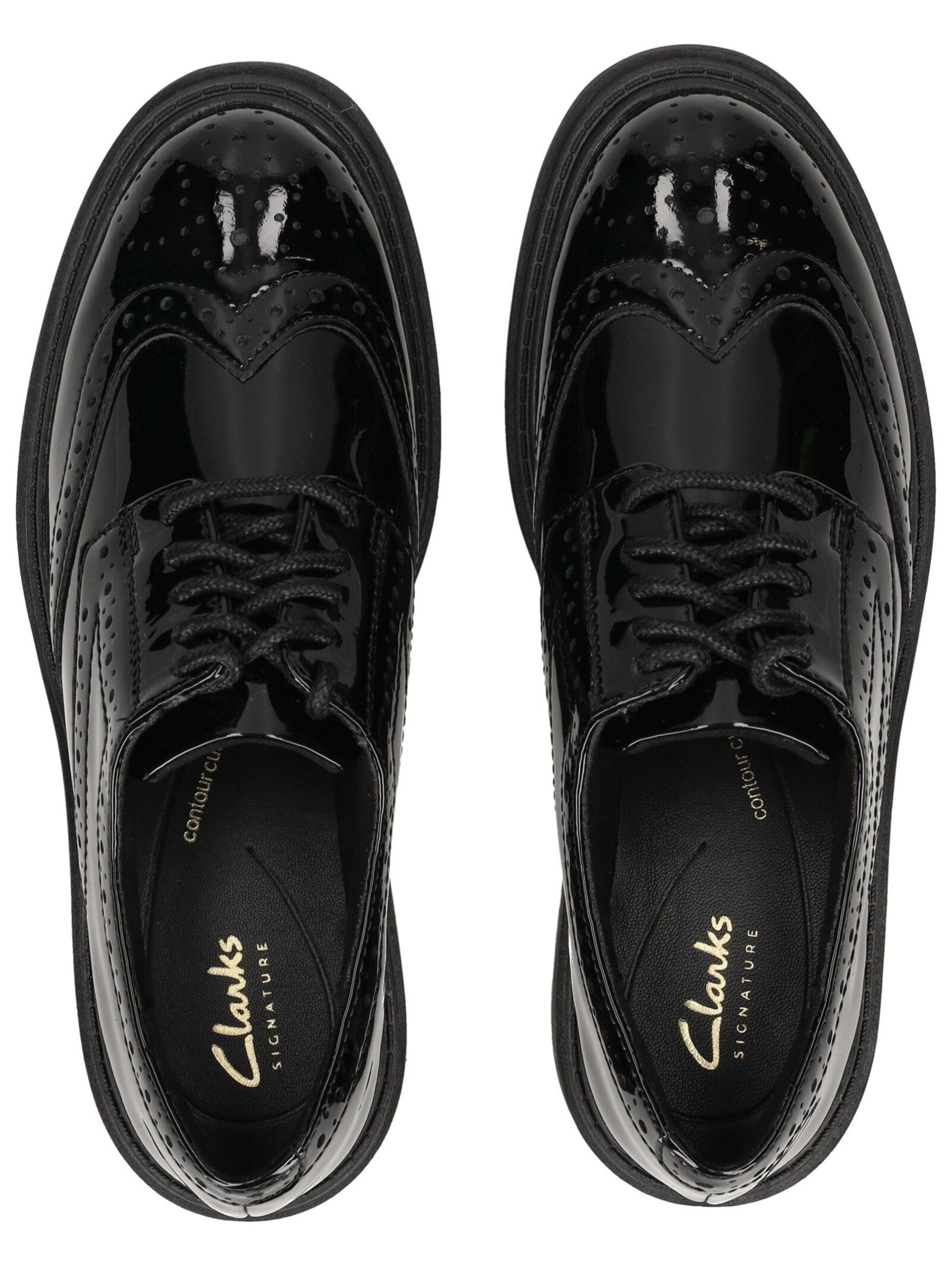 Scarpa stringata di CLARKS in nero