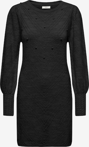 JDY Stickad klänning 'EASE' i svart: framsida