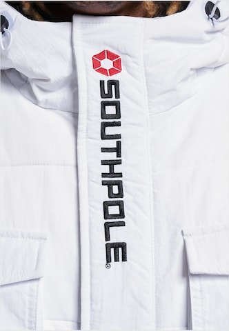 SOUTHPOLE Winter Jacket 'Bubble Blizzard 1.0' in White