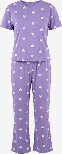 Trendyol Pyjama in XS in lavendel / weiß, Produktansicht